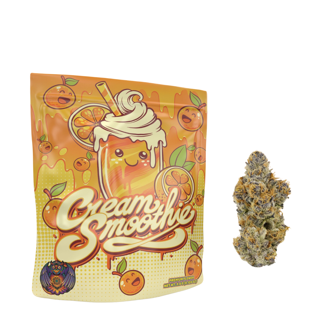 Photograph of product: Michigander Fire | Cream Smoothie Prepackaged Flower | 3.5g