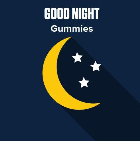 Photograph of product: GOOD Night Gummies 100mg 2:1:1 Grape