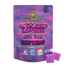 Photograph of product: MUHA MEDS GUMMIES VERY BERRY 100MG