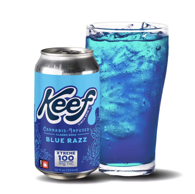 Photograph of product: 100mg Soda | Blue Razz