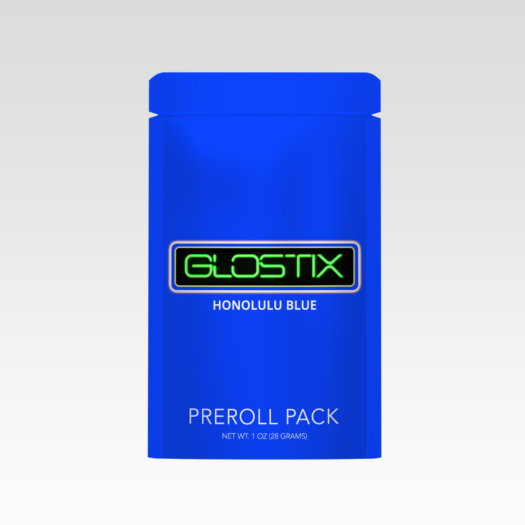 Photograph of product: GloStix - 28pk Pre-Roll - Honolulu Blue