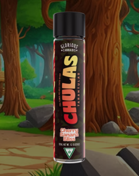 Photograph of product: Chulas - Cherry Banana Bliss Infused Pre-Roll