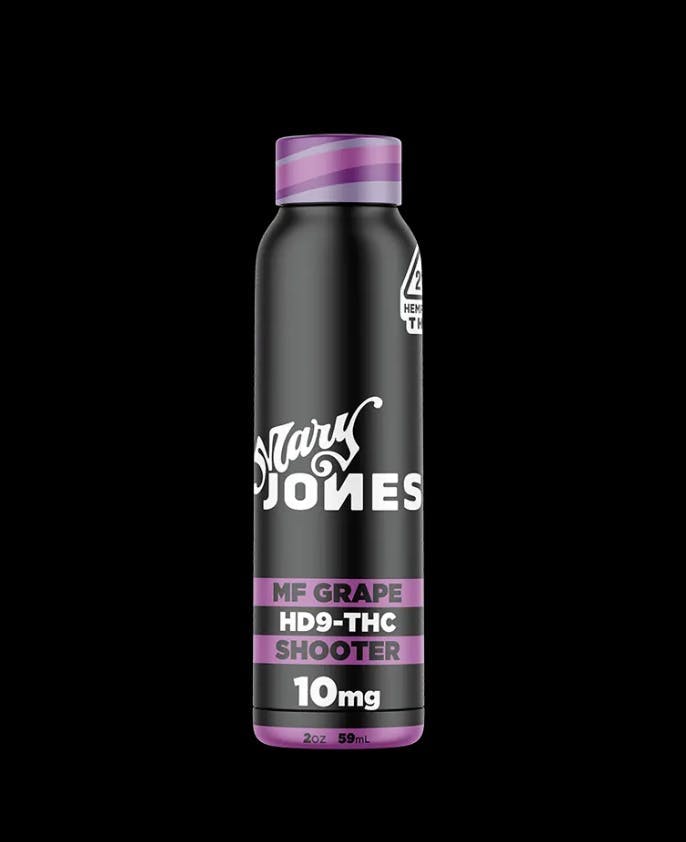 Photograph of product: Mary Jones - 100MG - Grape - 2oz Shot
