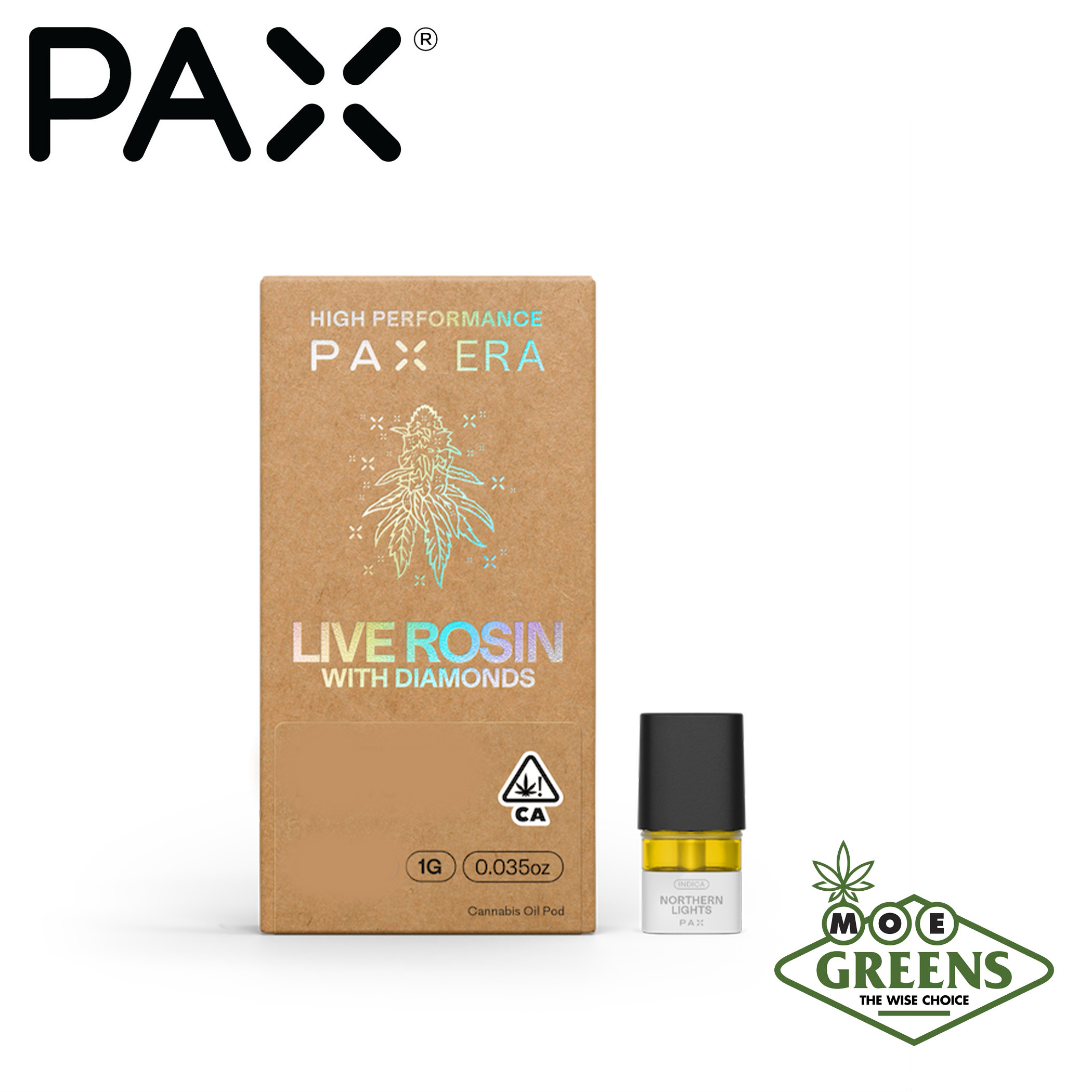 Photograph of product: NORTHERN LIGHTS FRESH PRESSED POD 1G [LIVE ROSIN]