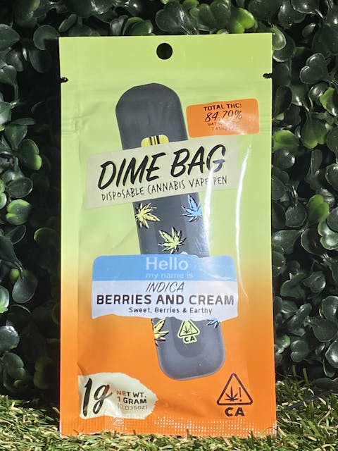 Photograph of product: BERRIES & CREAM 1G - DISP - 