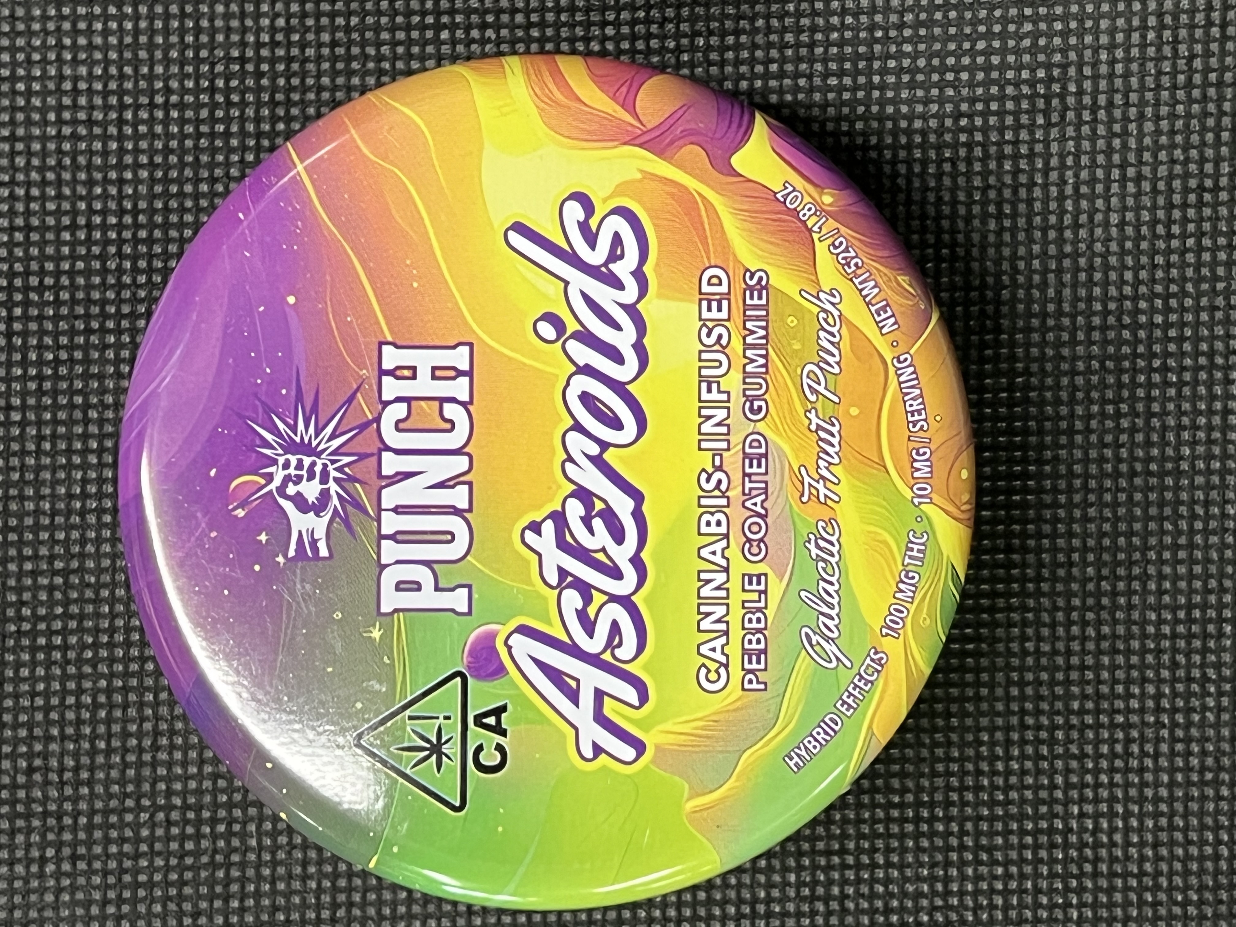 Photograph of product: Punch - Asteroids - Galactic Fruit Punch - 100mg Solventless