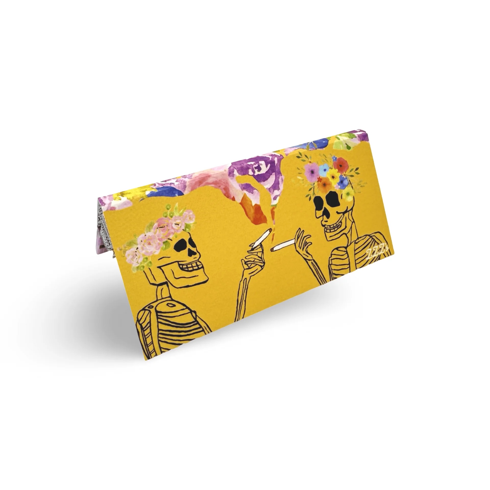 Photograph of product: ZZZ's | Dead Flowers | King Size Slim & Tips | Organic Hemp Papers