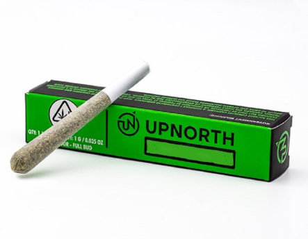 Photograph of product: UpNorth - Preroll - Trainwreck - 1G