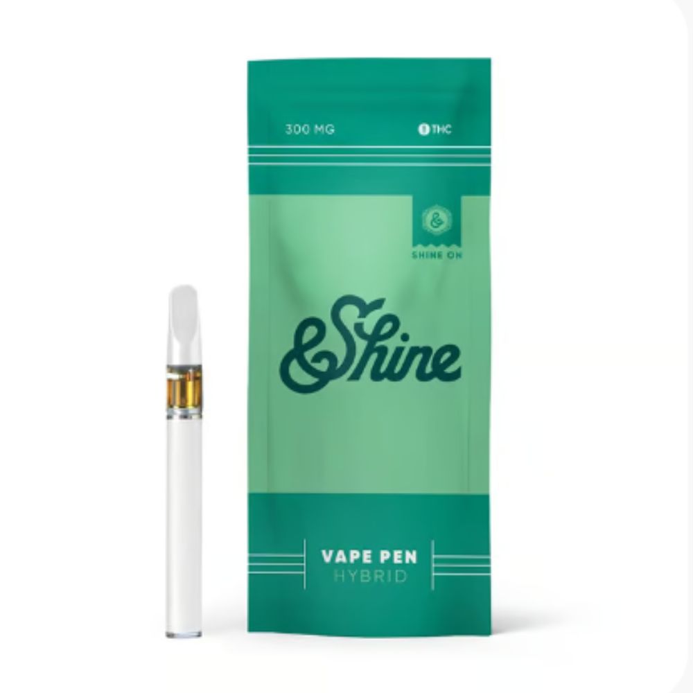 Photograph of product: &Shine | Blue Burst x Blue Raspberry AIO Vape | .5g