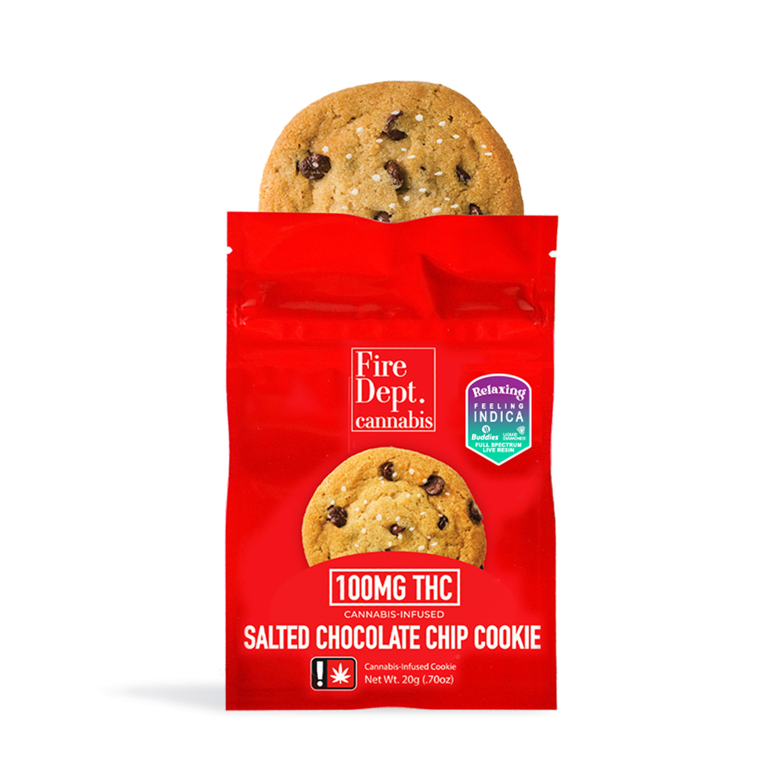 Photograph of product: Oui'd Salted Chocolate Chip Cookie | 100mg