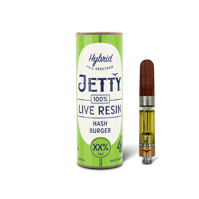 Photograph of product: Hash Burger Unrefined LR 1g Cartridge - Cart