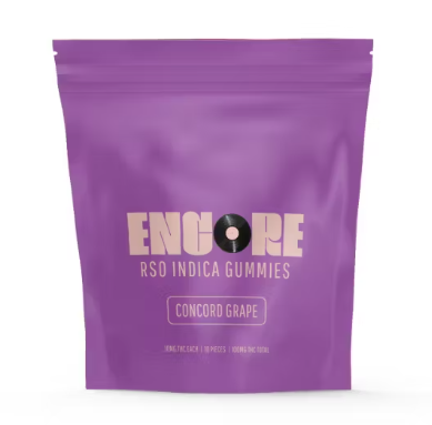 Photograph of product: Encore | Concord Grape | RSO Gummies | 100mg