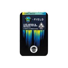 Photograph of product: COSMIC DRIZZLE 2.5G LIVE RESIN & DIAMOND INFUSED 5 PACK PREROLLS