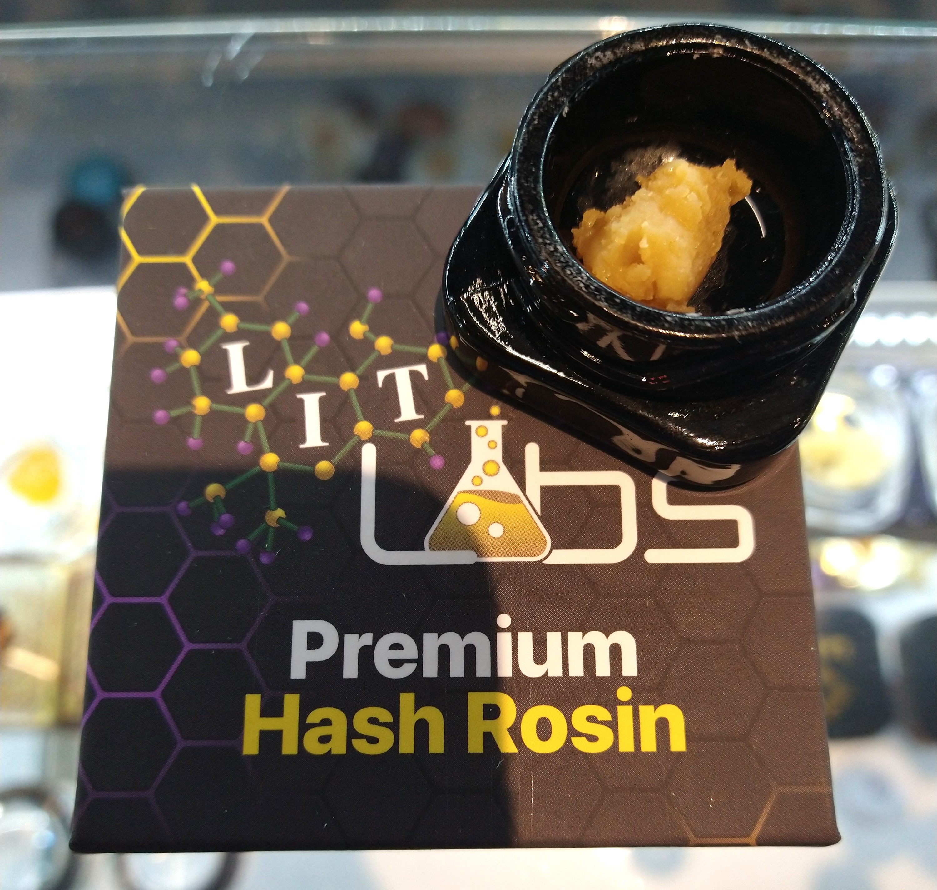 Photograph of product: Lit Labs | Citrus Paradise | au chocolat Rosin Concentrate Oui'd