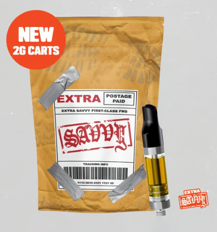 Photograph of product: SAVVY EXTRA GMO CARTRIDGE 2G