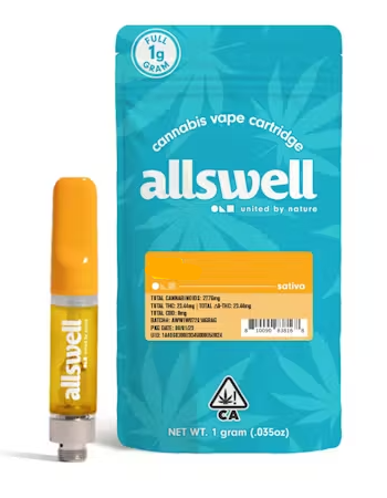 Photograph of product: Allswell Honeydew Oui'd Vape Cart