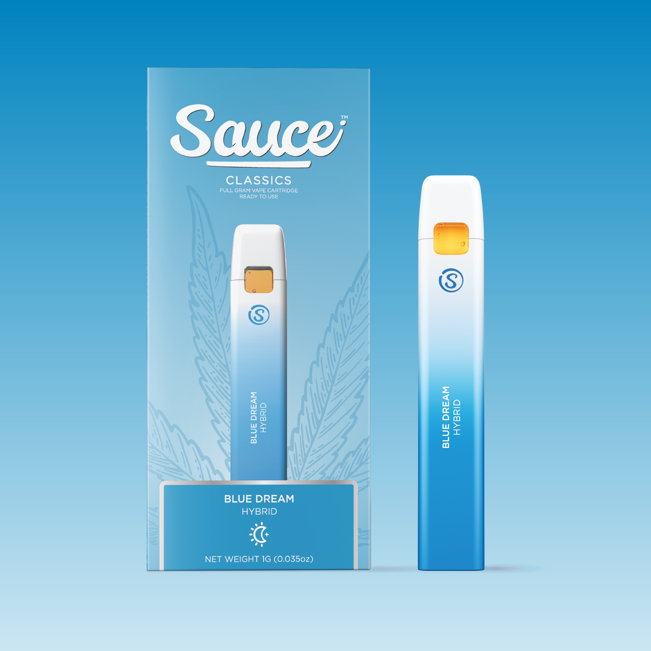 Photograph of product: Sauce Classic Blue Dream Disposable