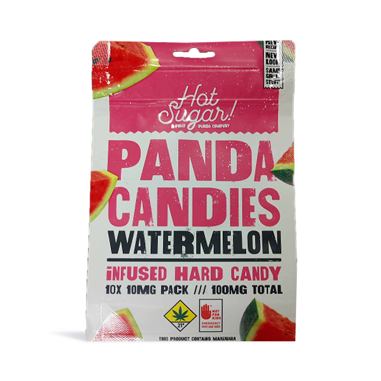 Photograph of product: Watermelon Panda Candies 10-pack