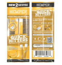 Photograph of product: Banana Flavored Quick Hitters