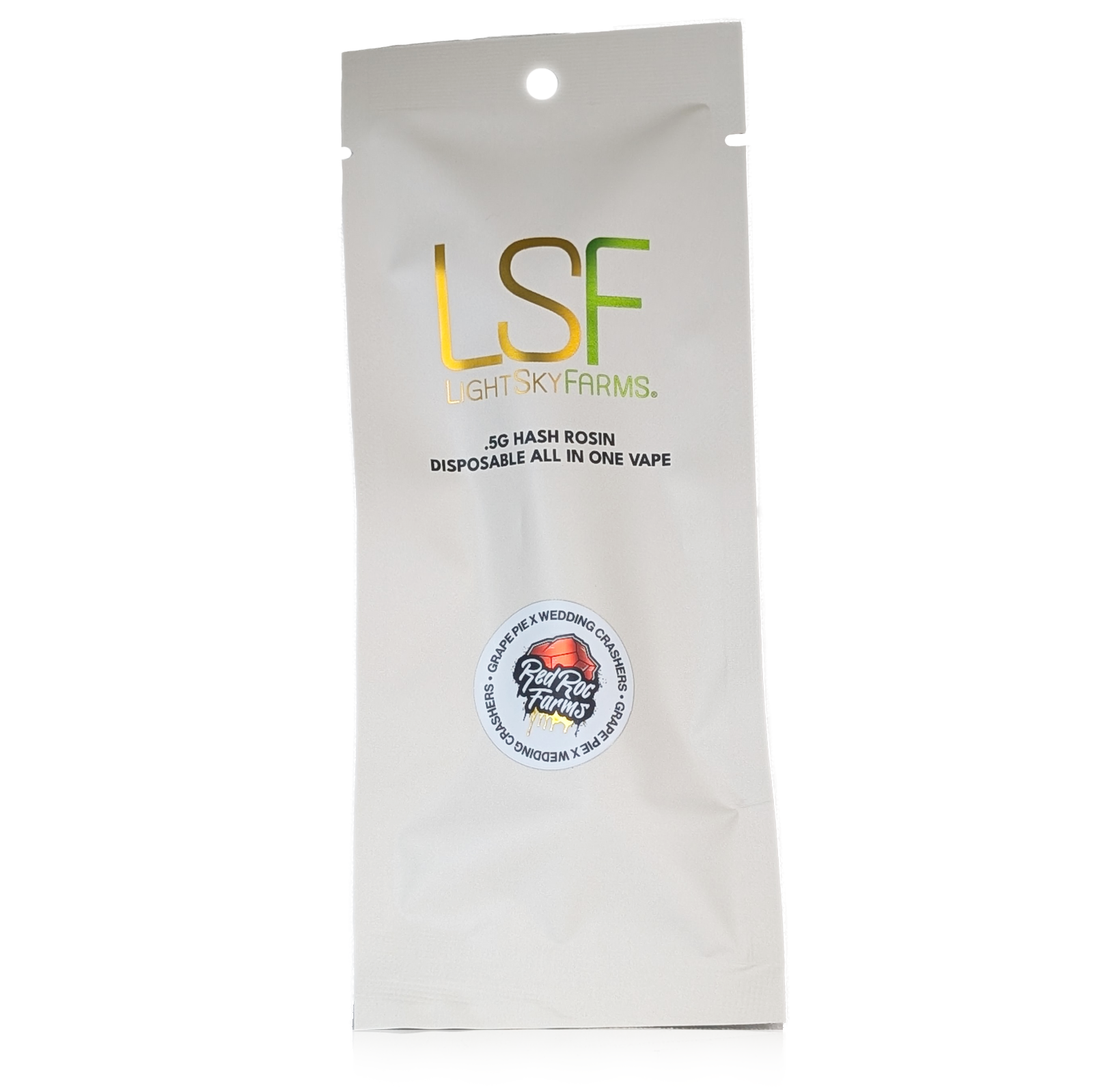 Photograph of product: GRAPE PIE WEDDING CRASHERS - LIVE ROSIN DISPOSABLE