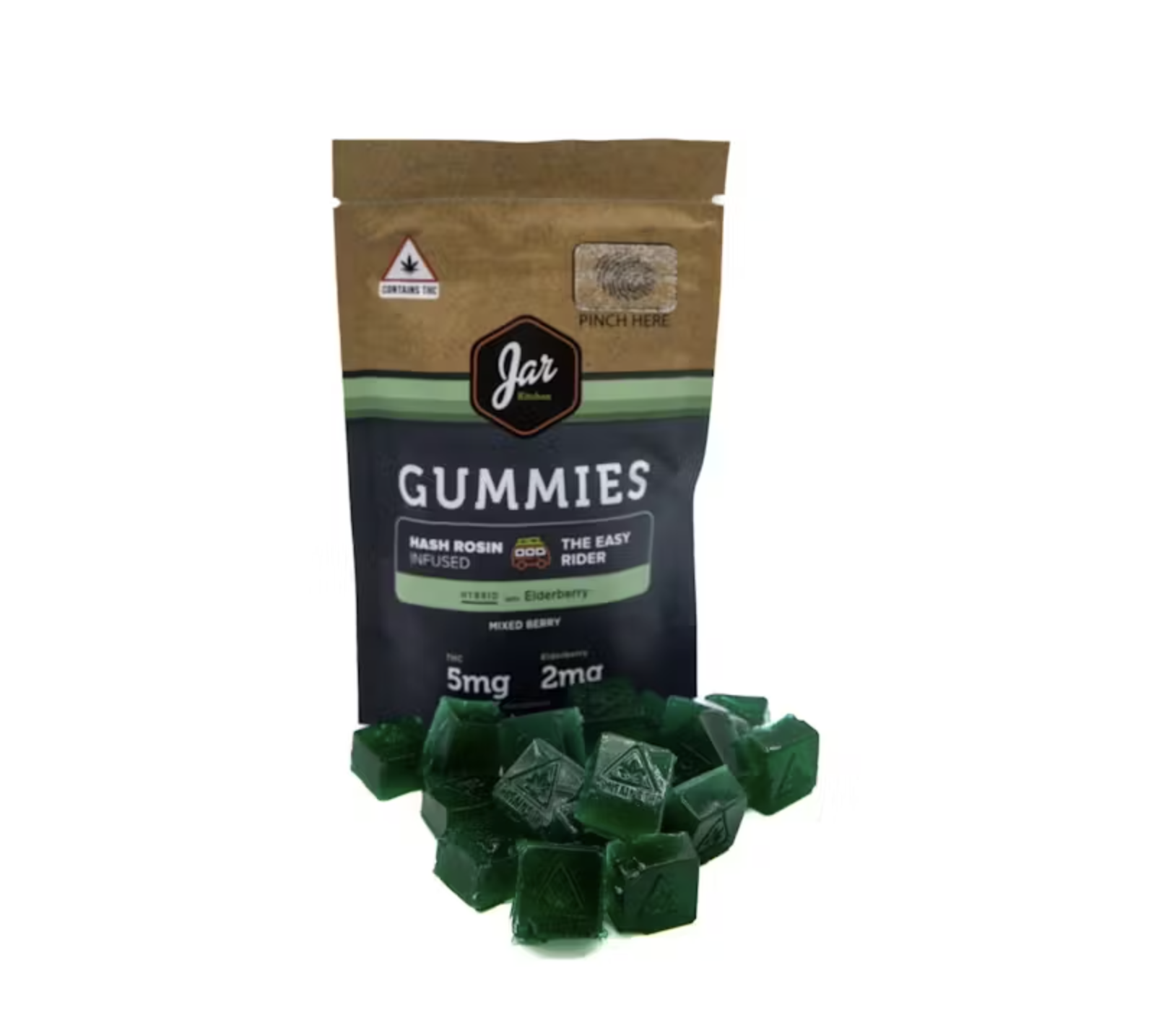 Photograph of product: Jar Co | Mixed Berry Gummies | 100MG