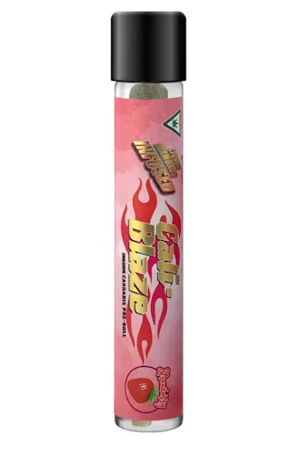 Photograph of product: Cali Blaze - Strawberry - Liquid Diamond Infused Pre-Roll