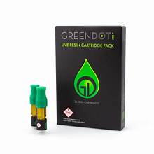 Photograph of product: Green Dot - Black Label Cartridge - Garlic Banger (H)