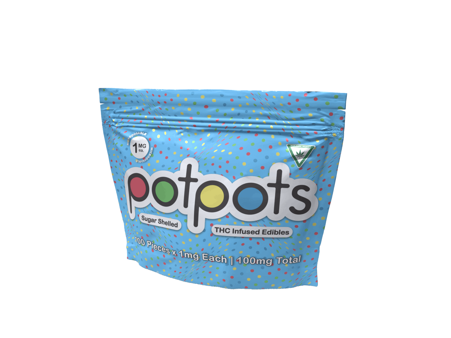 Photograph of product: Milk Chocolate - Pot Pots - 100mg