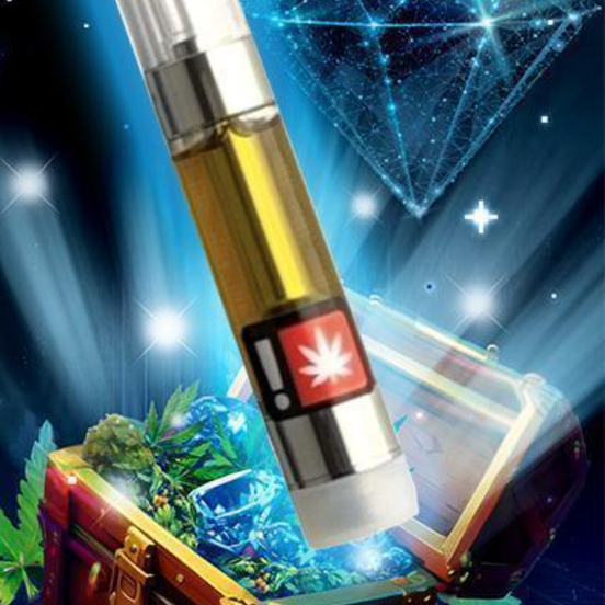 Photograph of product: Loot Bar 1g Liquid Diamondz Cart: Pugs Breath - 