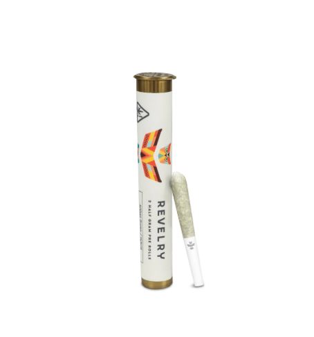 Photograph of product: Revelry: Sour Tangie | Pre-Roll 2pk
