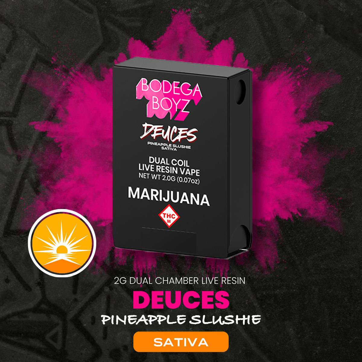 Photograph of product: Pineapple Slushie | 2g  AIO Disposable