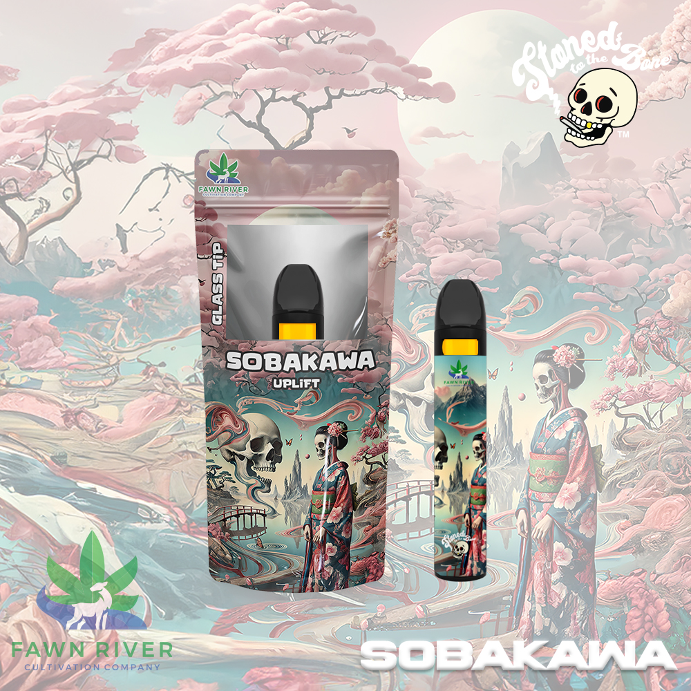 Photograph of product: Stoned to the Bone | Sobakawa | Live Bubble au chocolat Rosin Disposable | 0.5g