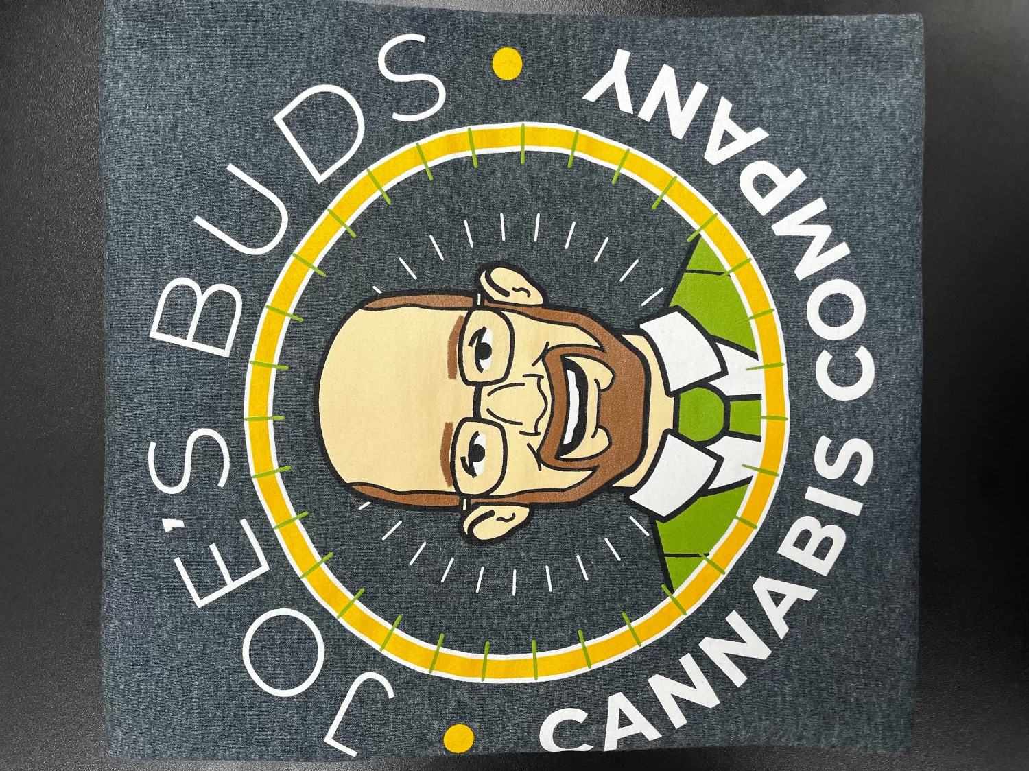 Photograph of Product: JOE'S BUDS T-SHIRT FACE LOGO GREY