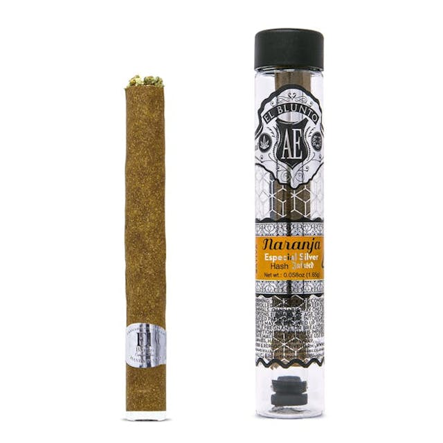 Photograph of product: El Blunto Silver au chocolat Blunt Naranja (1.65g) - El Blunto Morado (1.65g)