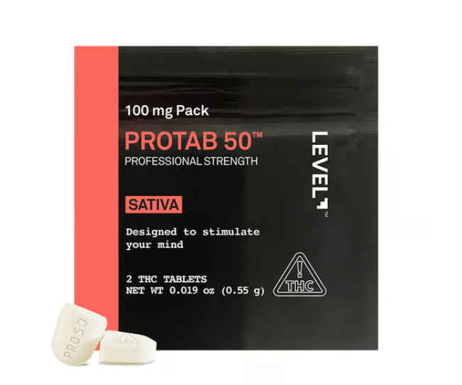 Photograph of product: Protab Unflavored Tablets 100mg (2-Pack | 50mg Each)