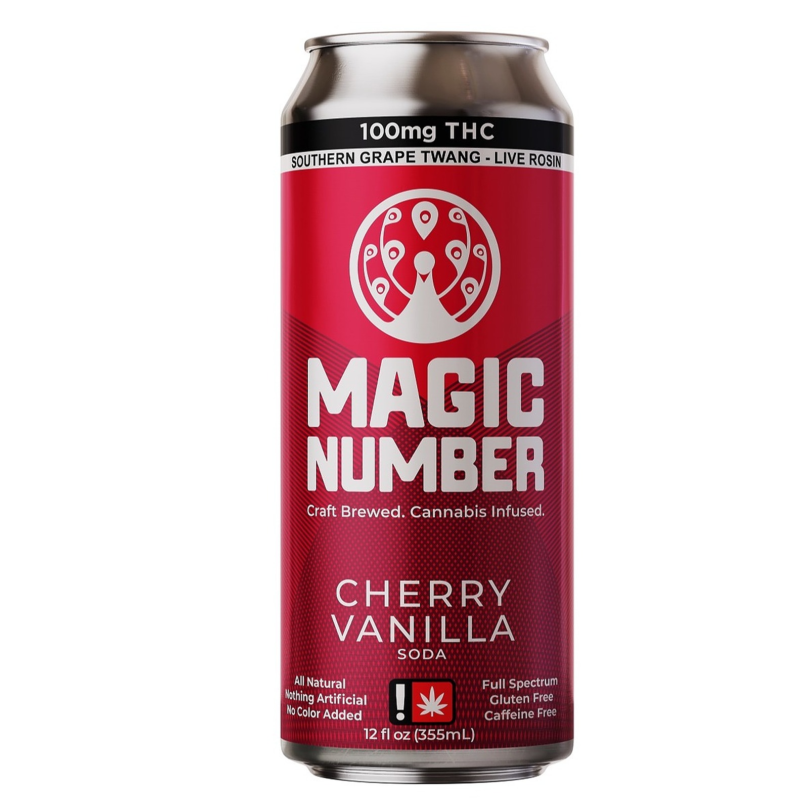 Photograph of product: Cherry Vanilla Soda - 100mg TH-oui (Net.Wt.12oz/355ml)