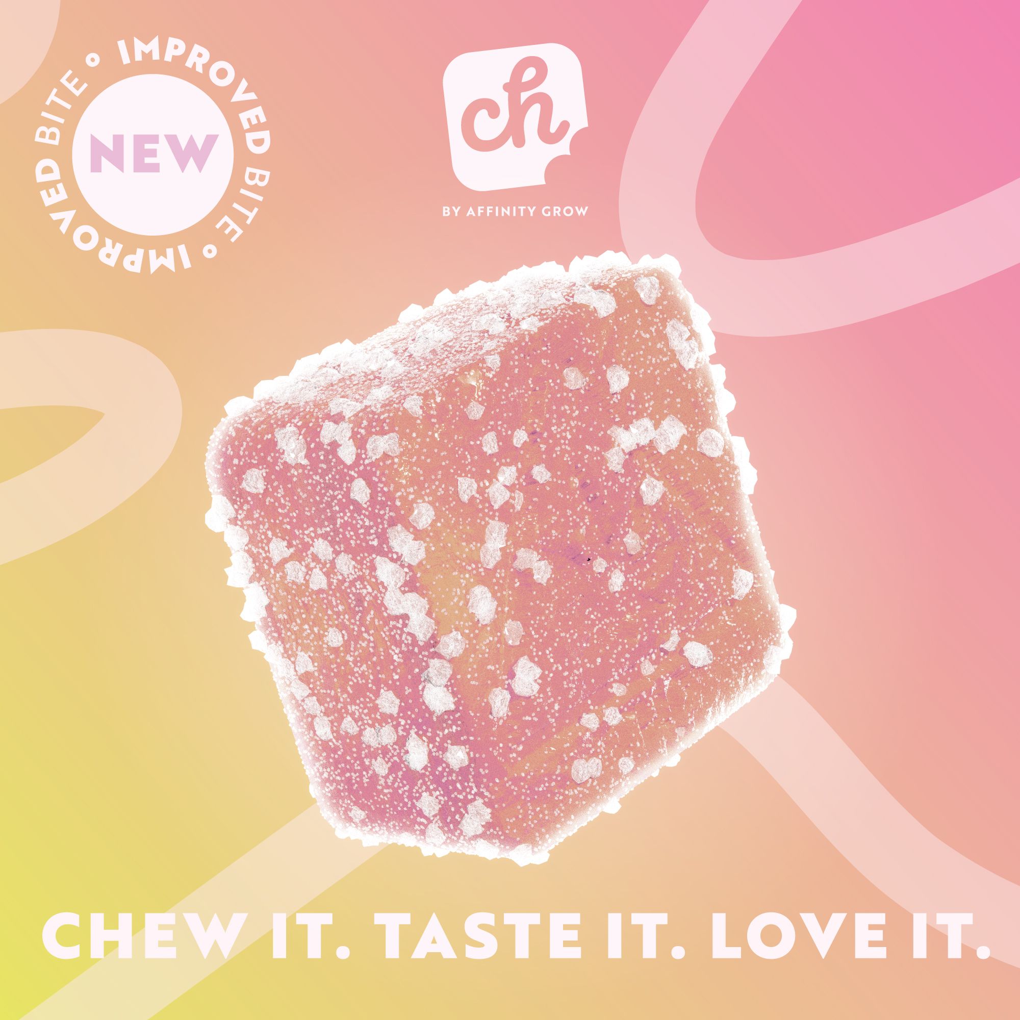 Photograph of product: Chew Sherbet Lemonade Gummies H 00609