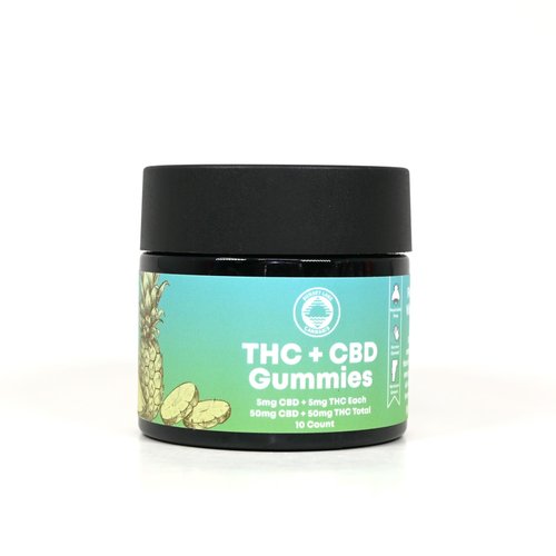 Photograph of product: TH-oui + CBD Gummies 100mg