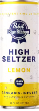 Photograph of product: Pabst Blue Ribbon High Seltzer 10mg Lemon