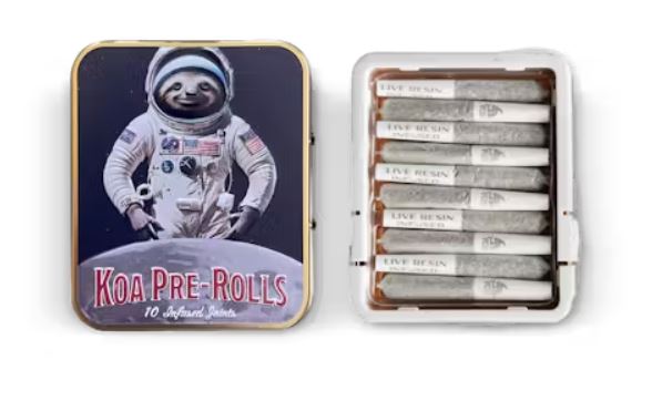 Photograph of product: GLITTER BOMB X PAPAYA PUNCH [LIVE RESIN INFUSED] 10PK