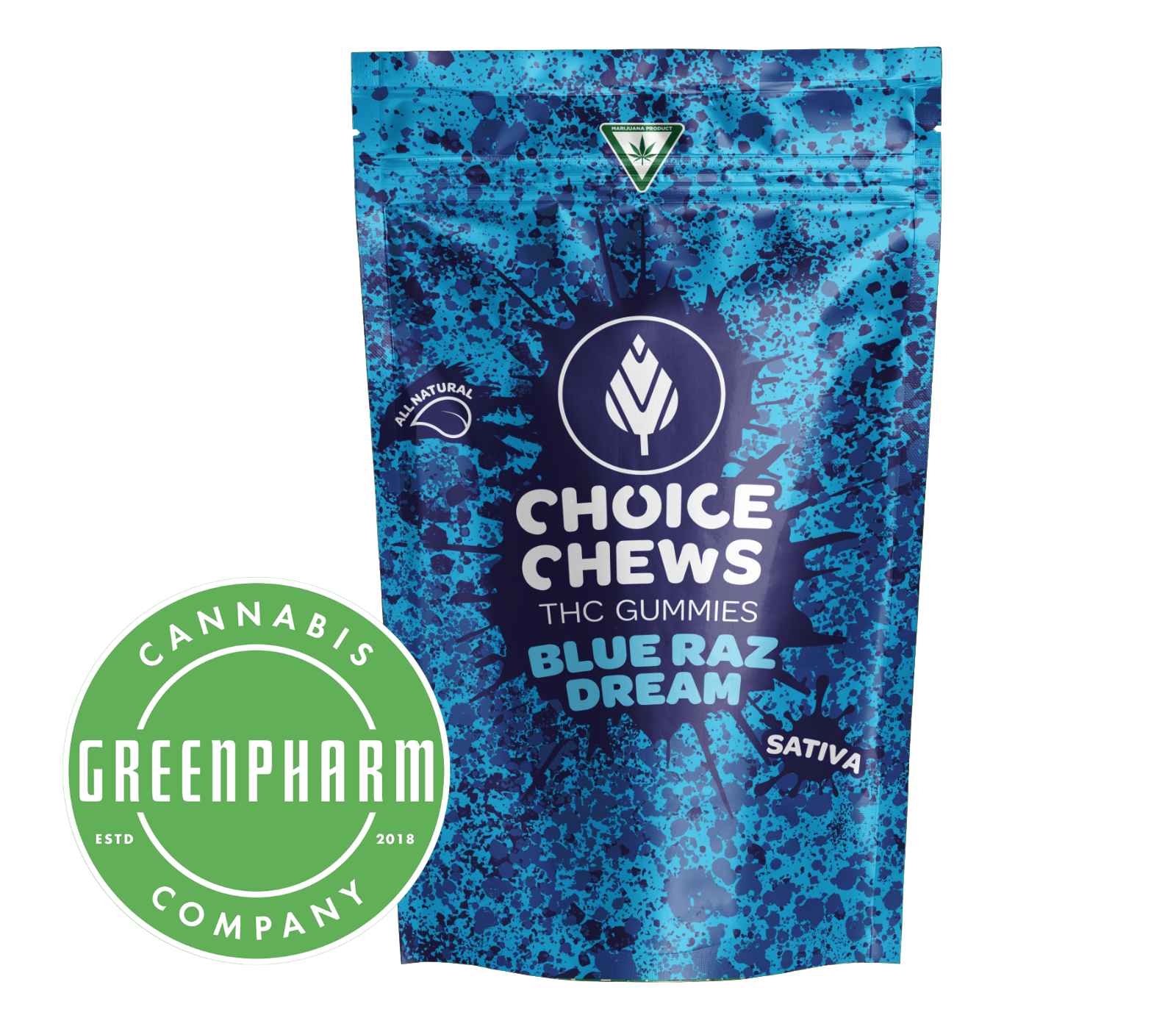 Photograph of product: Edible | Choice | Sunburst Peach Chews | 200mg