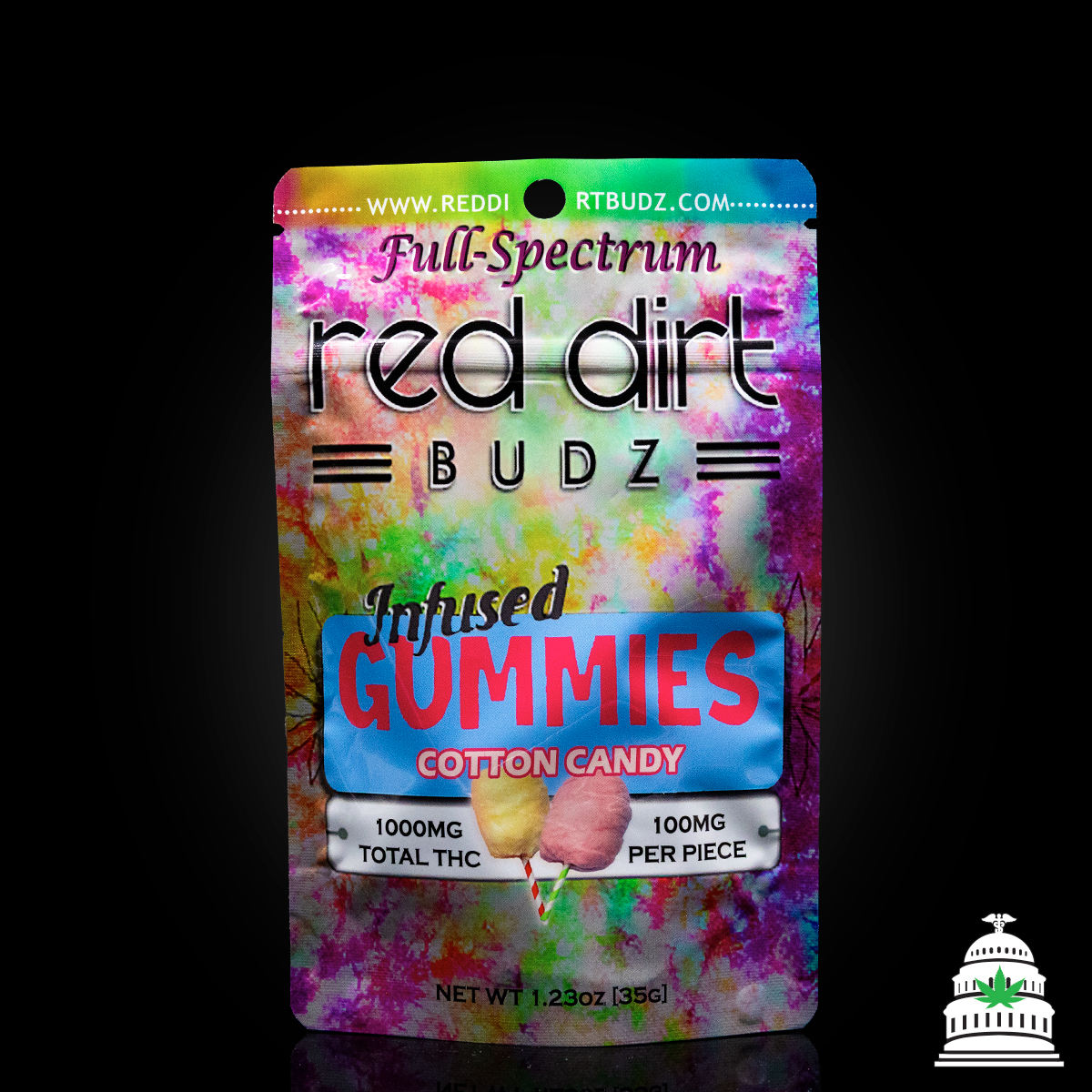 Photograph of product: Cotton Candy - Red Dirt Gummies