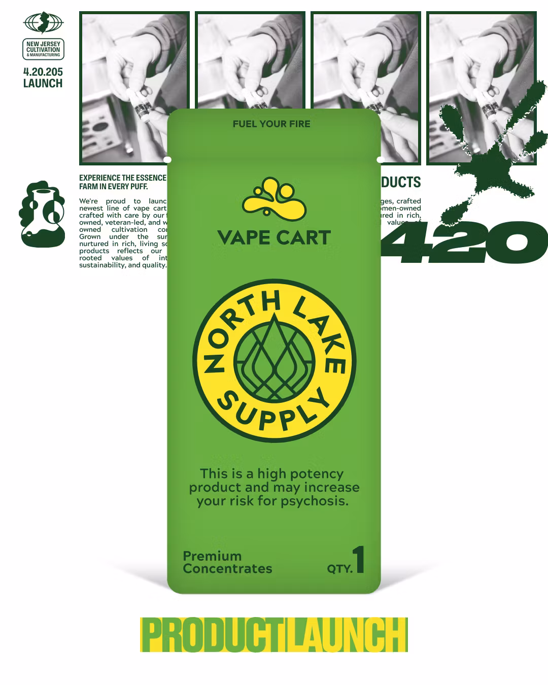 Photograph of product: Pina Colada | 1g Cartridge