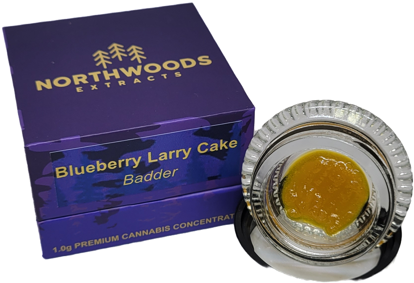 Photograph of Product: Blueberry Larry Cake Live Resin Badder | Northwoods