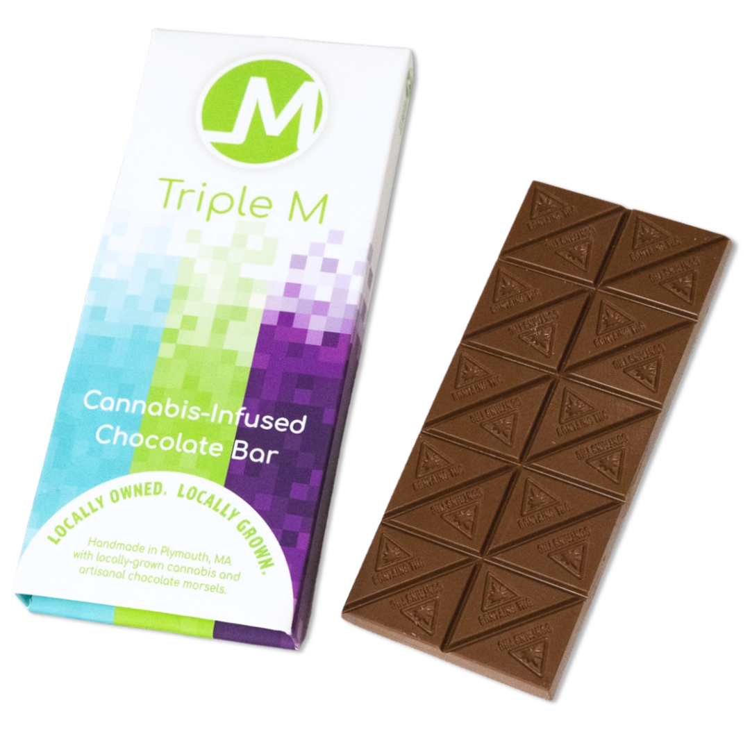 Photograph of product: Chocolate Bar 1:1 - Milk - TH-oui:CBD [20pc]