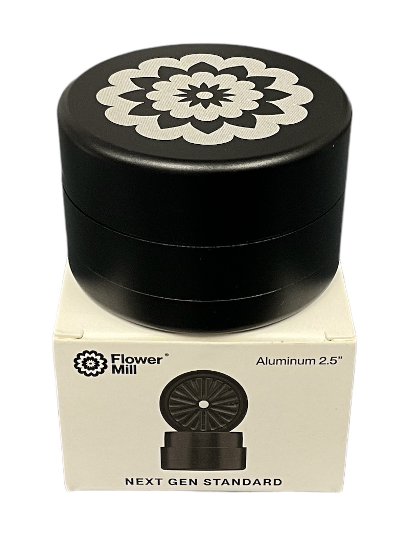 Photograph of product: Flower Mill 2.5 Grinder Black