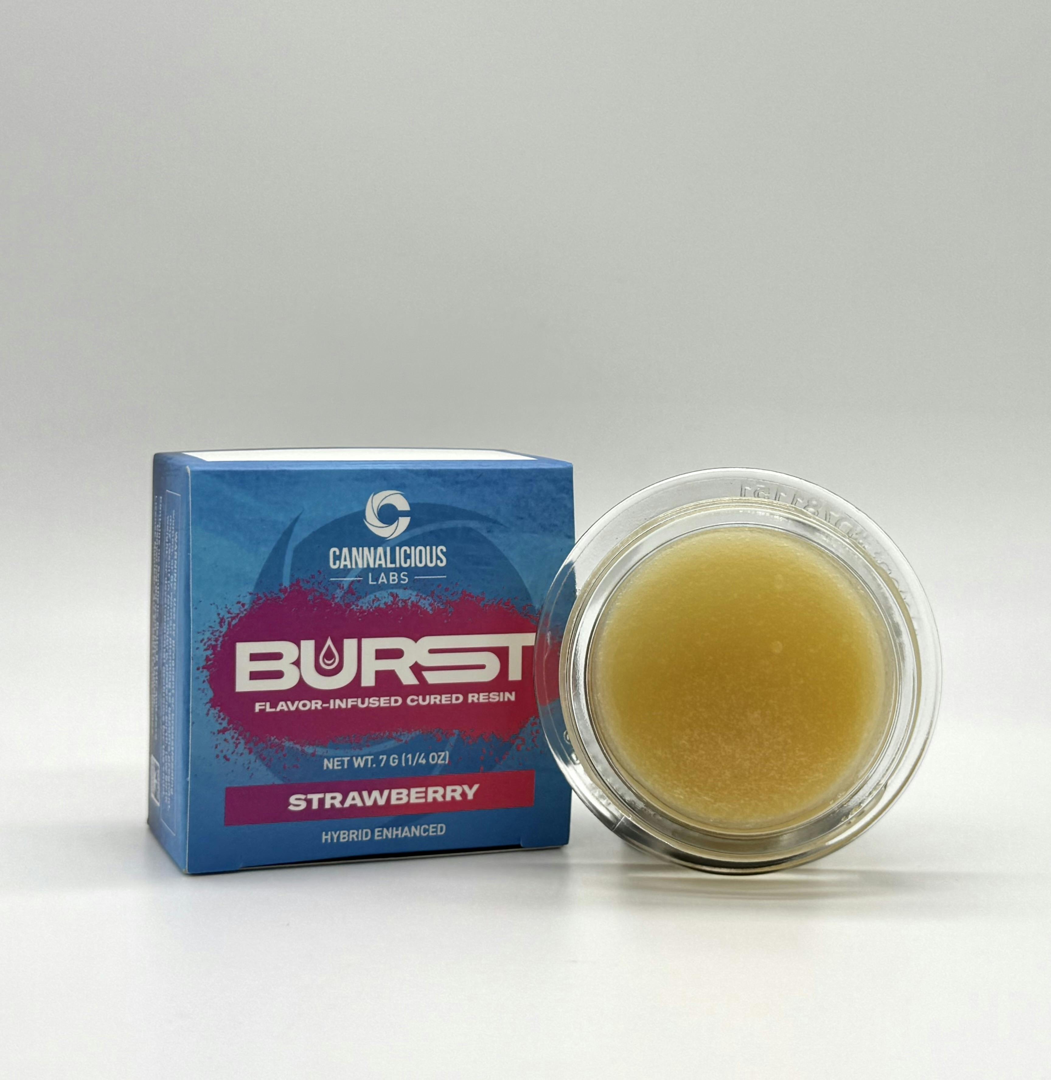 Photograph of product: Cannalicious BURST Strawberry (Hybrid) Baller
