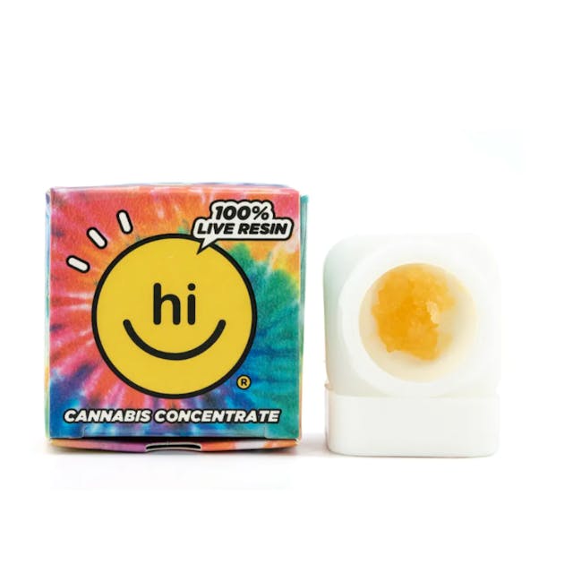 Photograph of product: HI Canna Live Resin | 1g - Citrus Drip - Concentrate - Oui'd - 