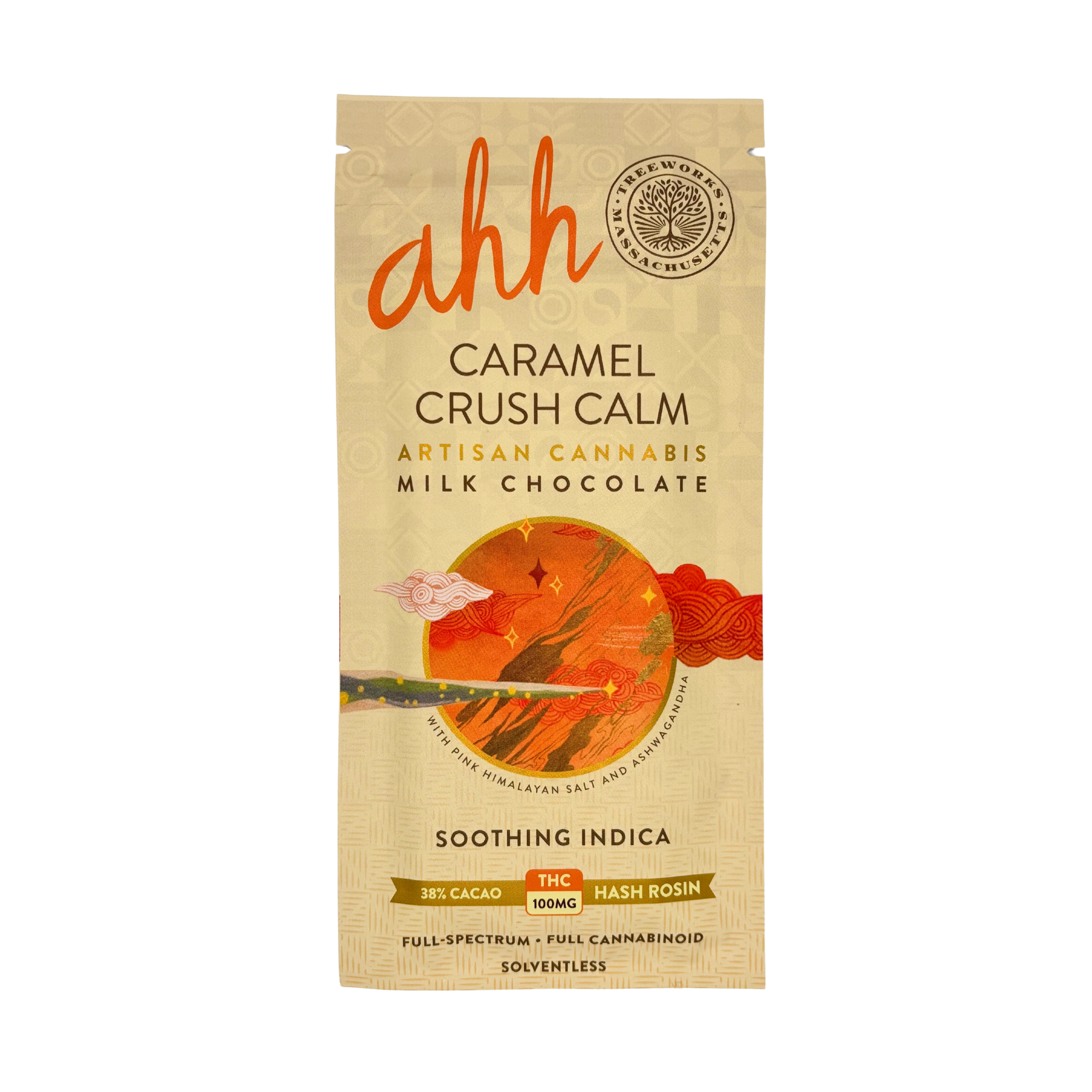 Photograph of product: Caramel Crush Calm | au chocolat Rosin Chocolate | 100mg