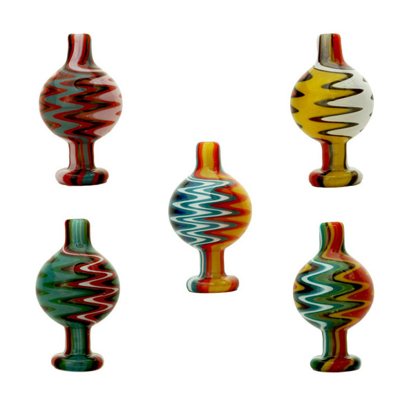 Photograph of product: Carb Cap - Heady Wig Wag Glass Bubble Carb Cap